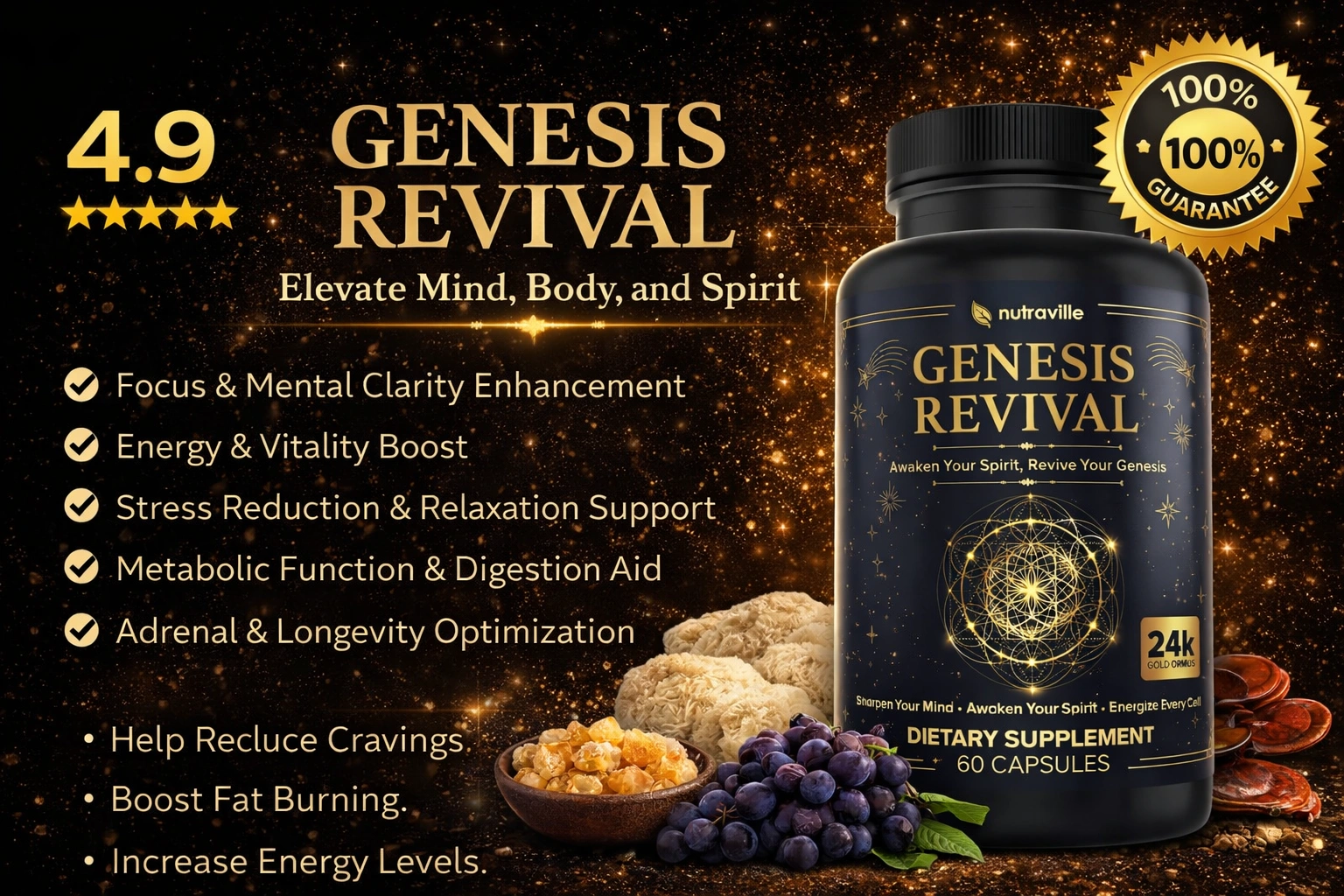 Genesis Revival Cognitive Support Supplement